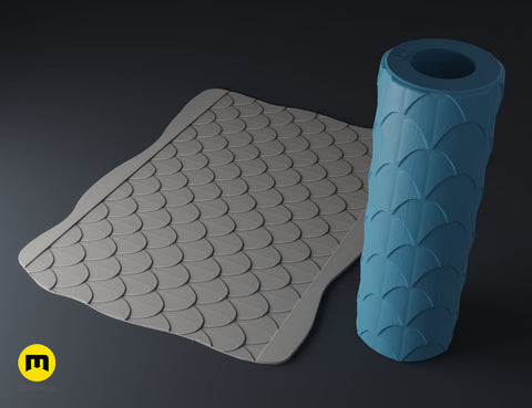 Texture Rollers - Dragon and Fish Scales