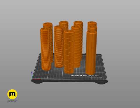 DnD terrain rollers – Metal walls