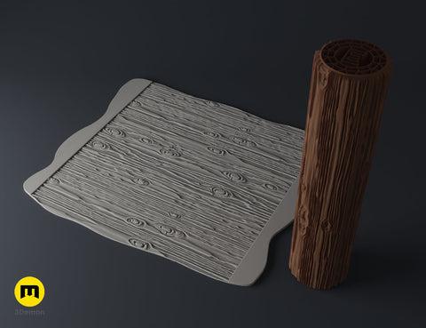 DnD Texture Rollers – Wood and tree bark