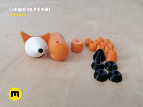 Collapsing Animal Toys