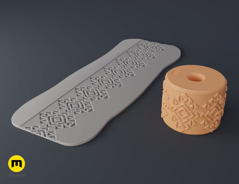 Texture Rollers - Aztec middle patterns