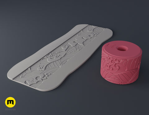 Texture Rollers Japanese Patterns middle