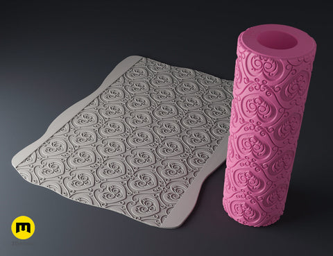Valentine's Day Texture Rollers