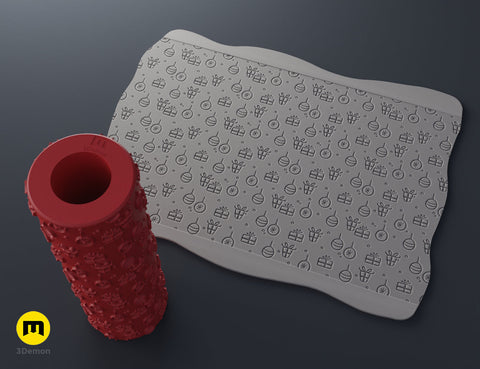 Christmas Texture Rollers