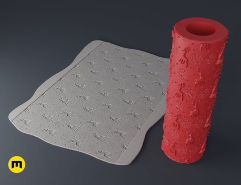 Christmas Texture Rollers