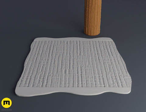 DnD terrain rollers – Wooden floor and wall
