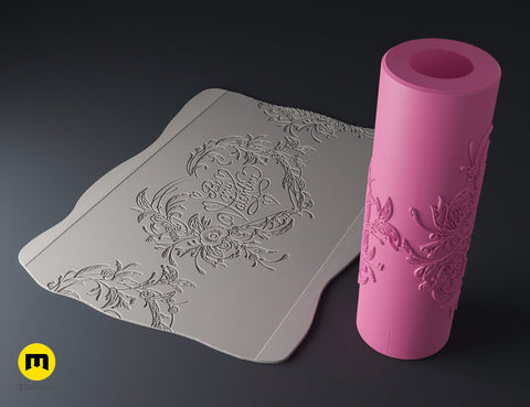 Valentine's Day Texture Rollers