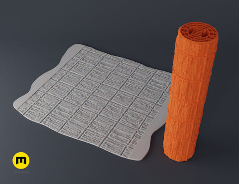 DnD terrain rollers – Metal walls
