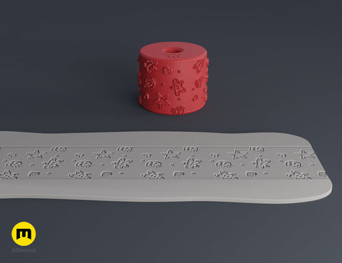Christmas Texture Rollers