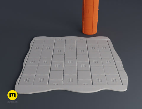 DnD terrain rollers – Metal walls