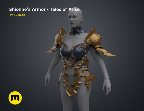 Shionne Bra Armor & Corset – Tales of Arise