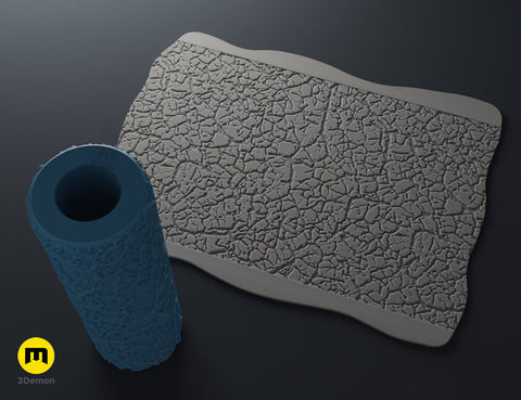 Texture Rollers - Dragon and Fish Scales