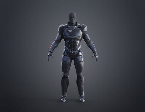 N7 Male Shepard Armor - Mass Effect