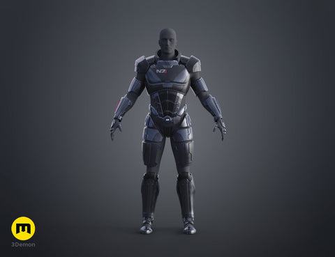 N7 Male Shepard Armor - Mass Effect