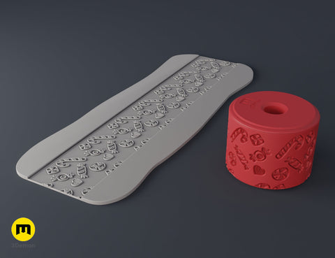 Christmas Texture Rollers
