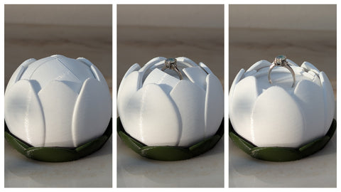 Blooming Flower Ring Box