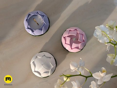 Blooming Flower Ring Box