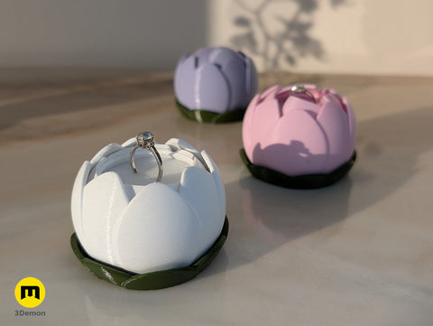 Blooming Flower Ring Box