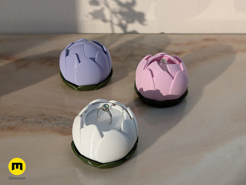 Blooming Flower Ring Box