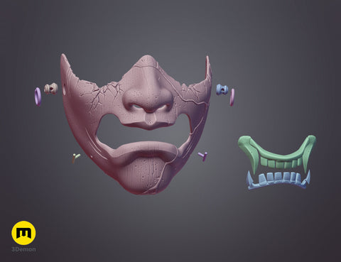 Ghost of Yotei Samurai Mask