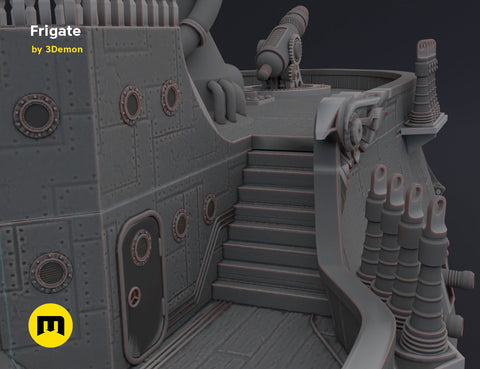Steampunk Frigate Terrain