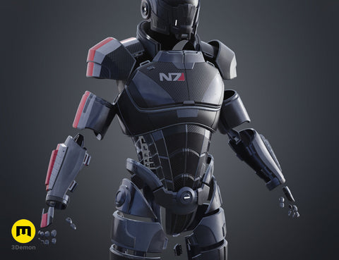 N7 Male Shepard Armor - Mass Effect