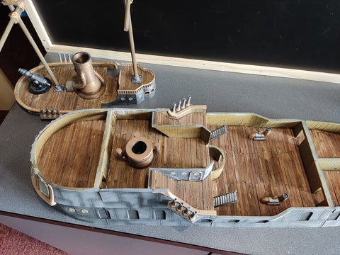 Steampunk Frigate Terrain