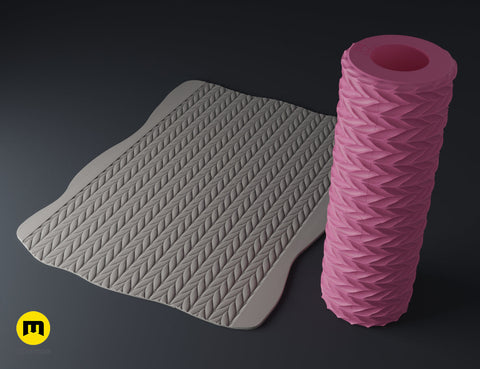 Texture Rollers - Fabrics and chainmail