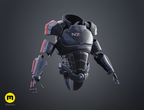 N7 Male Shepard Armor - Mass Effect