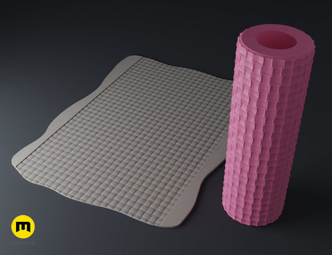 Texture Rollers - Fabrics and chainmail