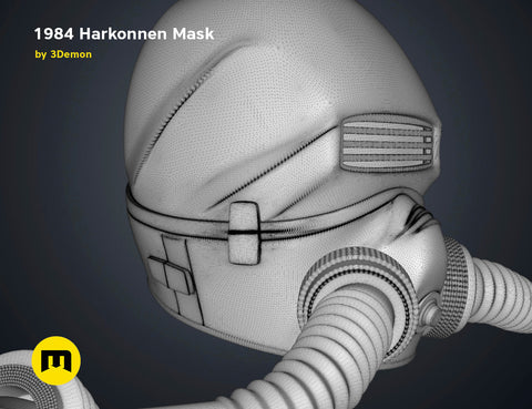 Dune 1984 Harkonnen Mask