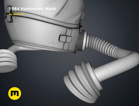 Dune 1984 Harkonnen Mask