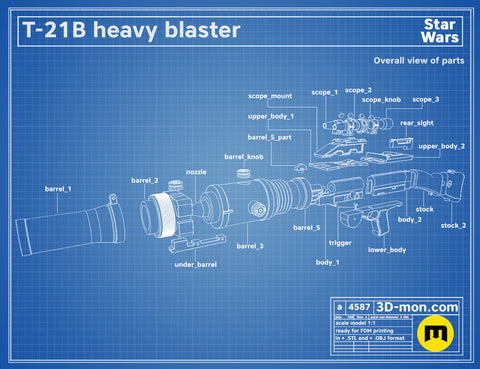 T-21B Heavy Blaster