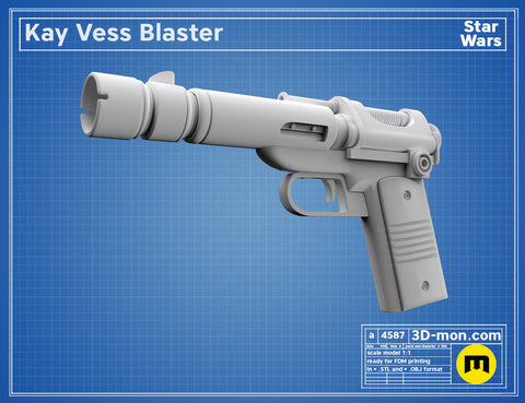 Kay Vess Blaster - Star Wars Outlaws