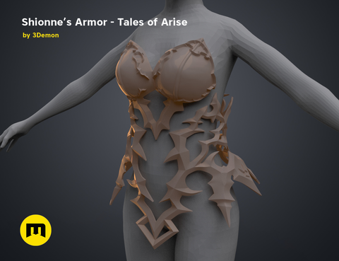 Shionne Bra Armor & Corset – Tales of Arise