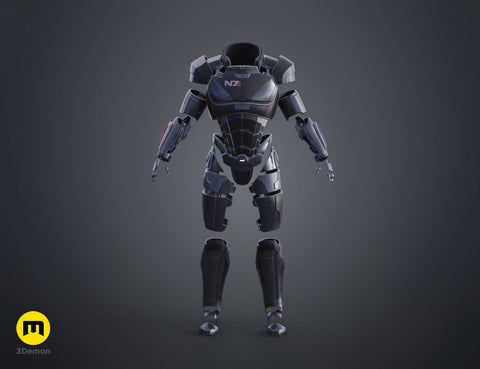 N7 Male Shepard Armor - Mass Effect