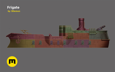 Steampunk Frigate Terrain