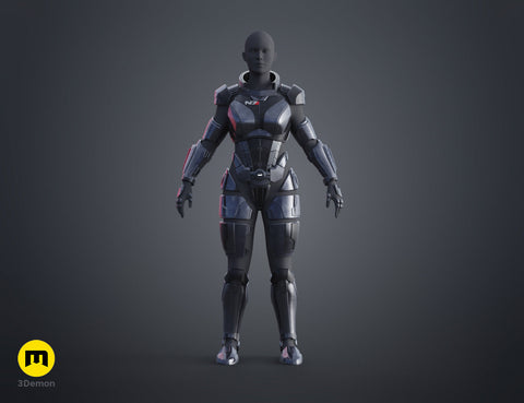N7 Female Shepard Armor - Mass Effect
