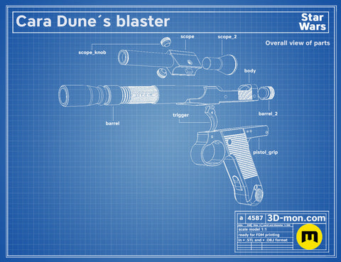 Cara Dune's Blaster
