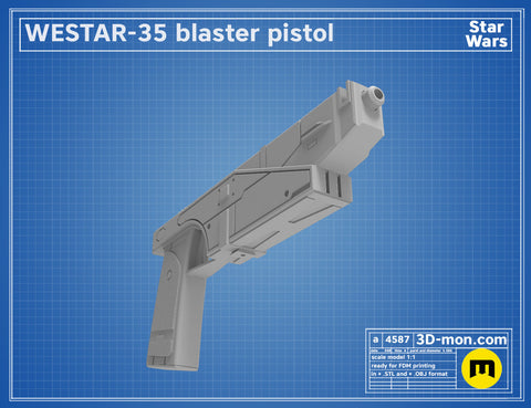 Westar-35 Bo-Katan Animated Blaster