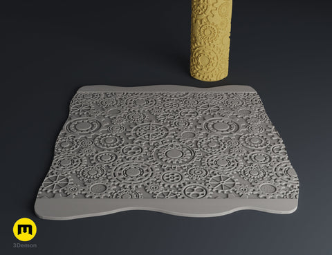 DnD Terrain Rollers – Steampunk textures