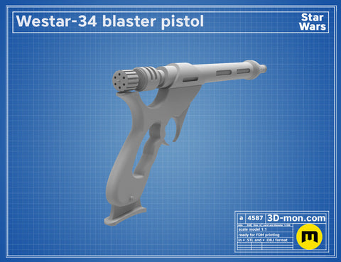Westar-34 Jango Fett Blaster