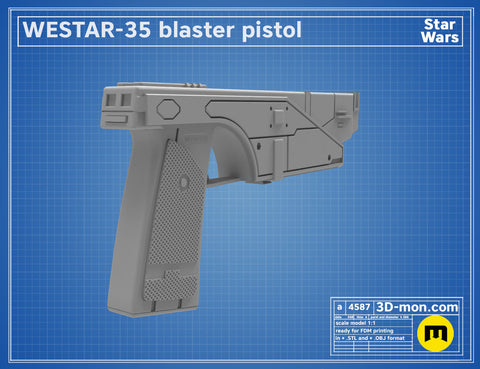 Westar-35 Bo-Katan Animated Blaster