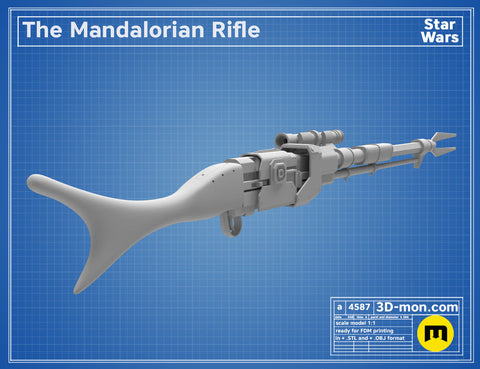 Amban Phase-pulse Blaster Mandalorian Rifle