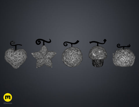 Devil Fruit Decorations - One Piece