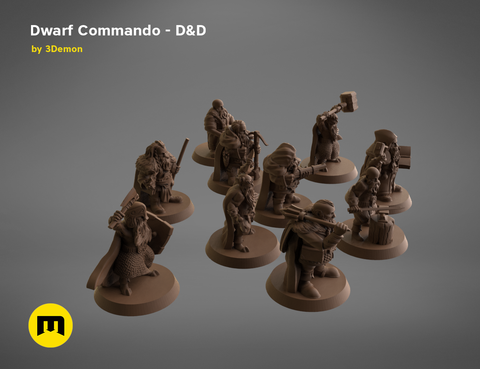 Dwarf Commando - D&D Set
