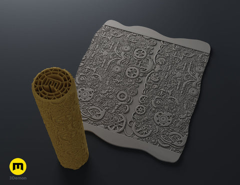 DnD Terrain Rollers – Steampunk textures
