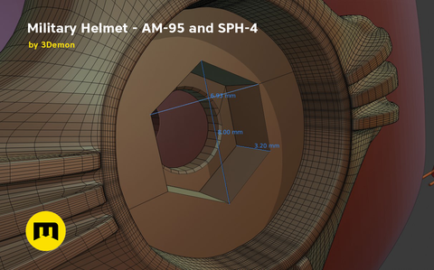 Military Helmet AM-95 And SPH-4
