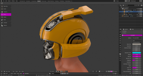 Bumblebee - wearable helmet
