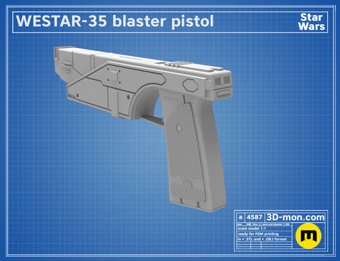 Westar-35 Bo-Katan Animated Blaster